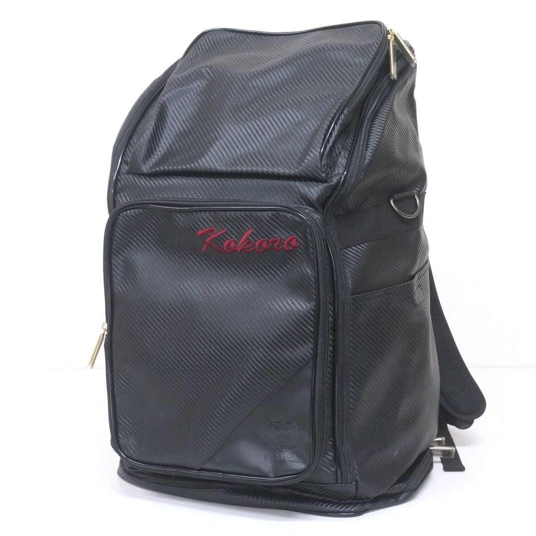 a653☆剣道防具☆リュック型防具袋☆冠KENDOバックパック☆松勘☆中古品