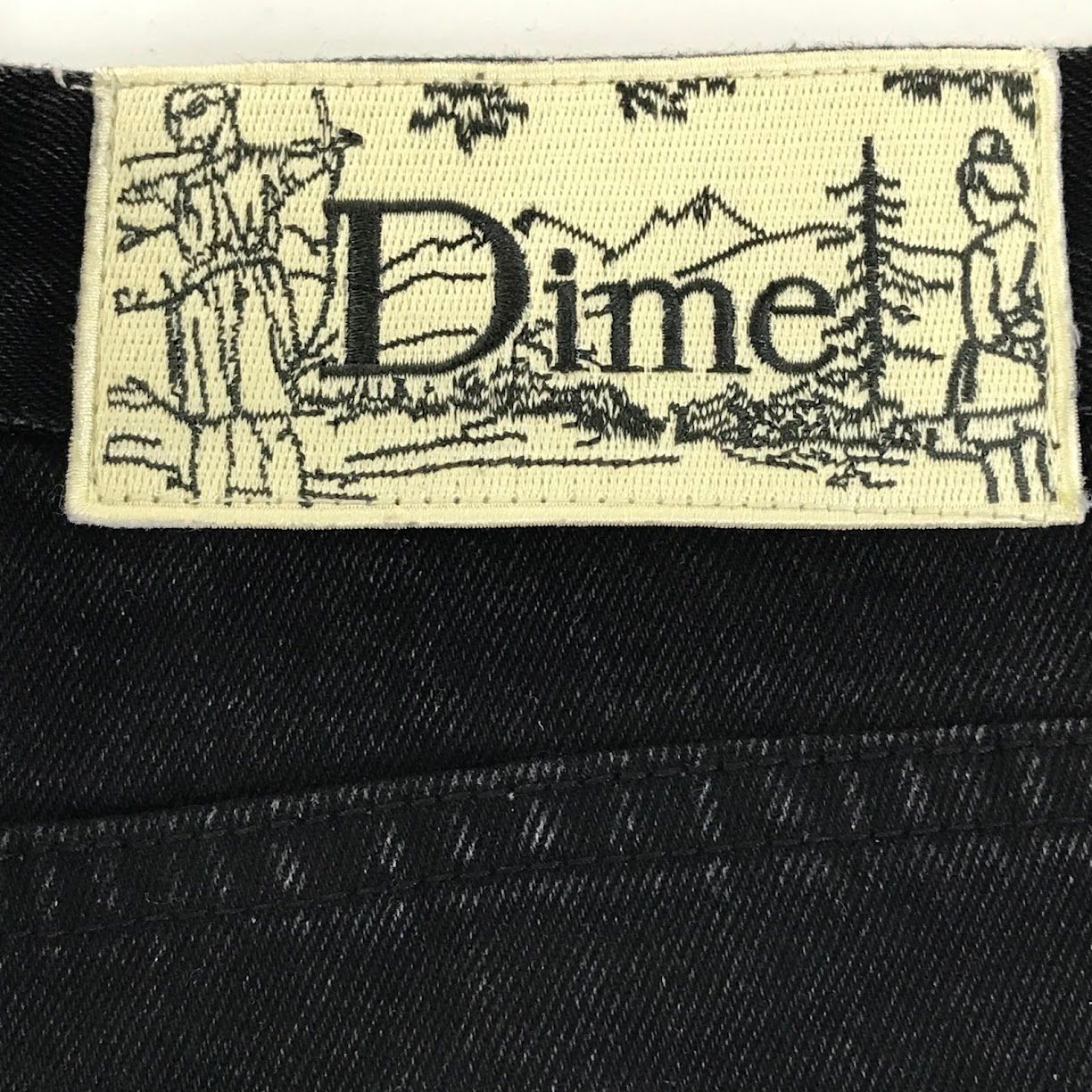 倉吉店】 中古 DIME | ダイム デニムパンツ ブラック サイズ：M 【107