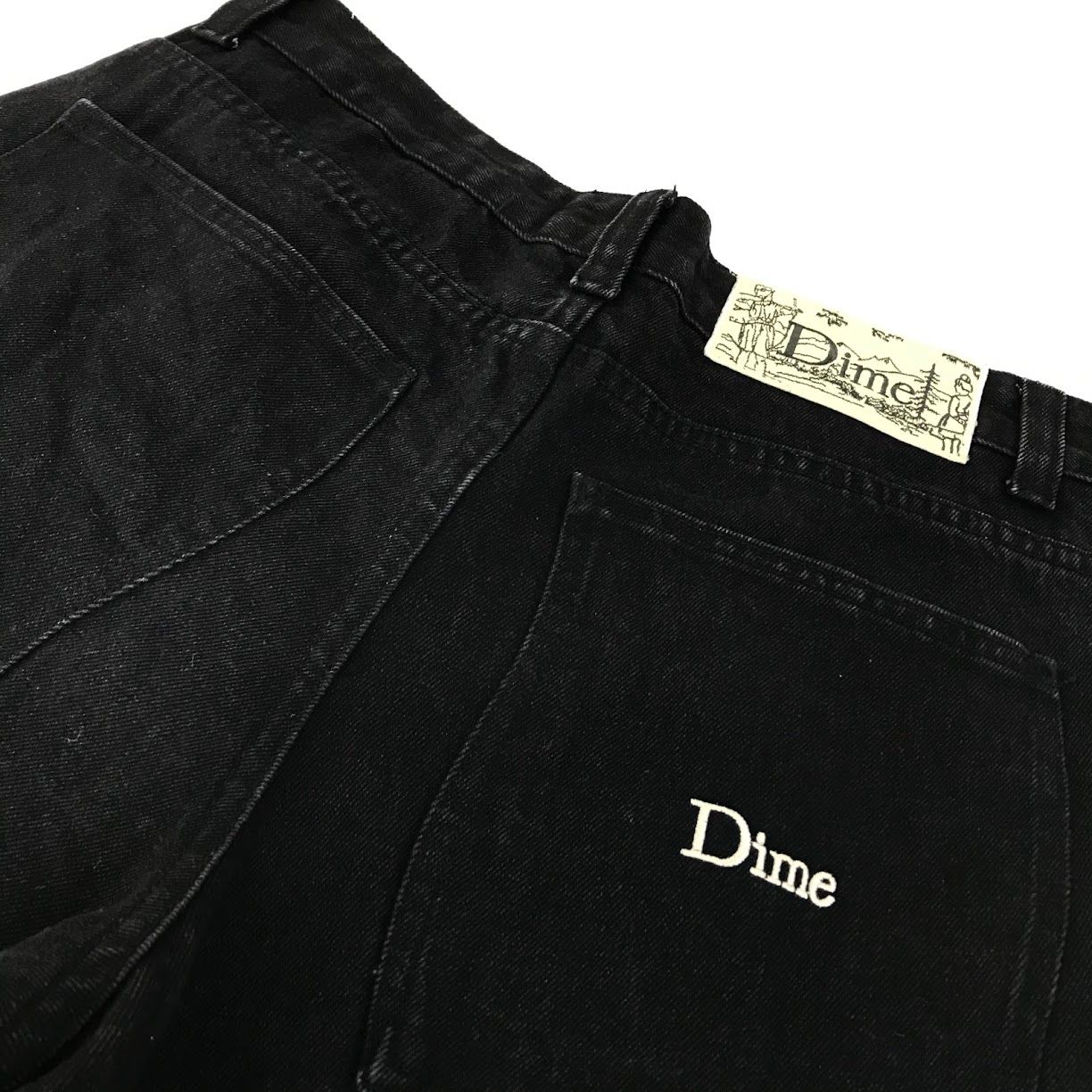 倉吉店】 中古 DIME | ダイム デニムパンツ ブラック サイズ：M 【107