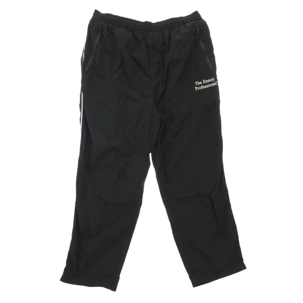 The Ennoy Professional ザ エンノイ プロフェッショナル 26SS SS26BRENPT01LP Piping Nylon Track Pants パイピング ナイロン トラック パンツ ブラック系 L【中古】 The Ennoy Professional ザ エンノイ プロフェッショナル 26SS