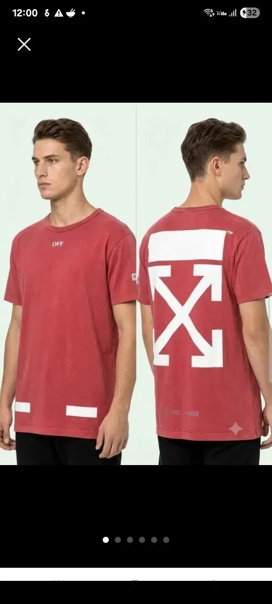 オフホワイト半袖Tシャツ XL