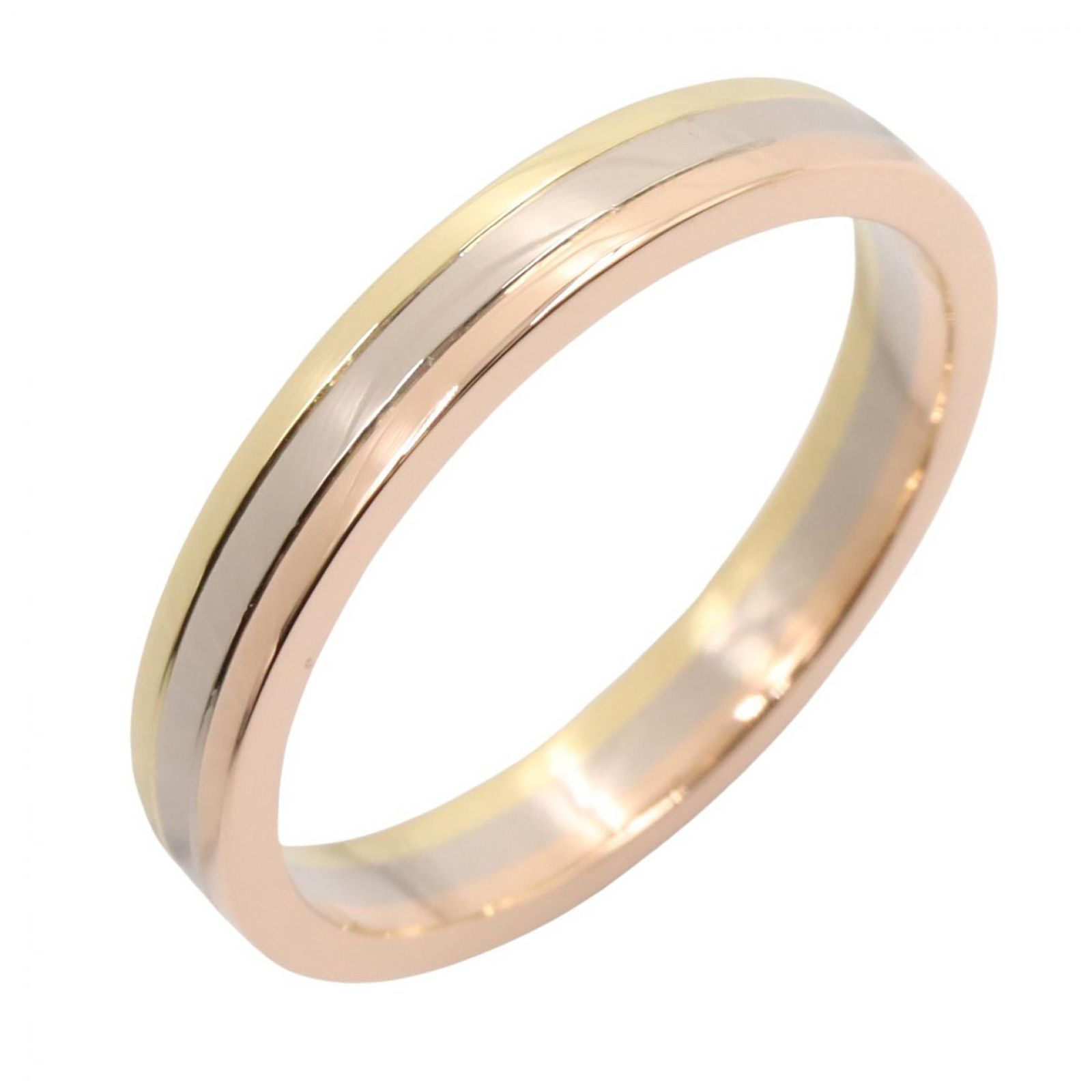 カルティエ CARTIER リング・指輪 ヴァンドーム リング MM B4052252 K18（イエローゴールド） K18WG（ホワイトゴールド） ヴァンドーム リング MM レディース Used A