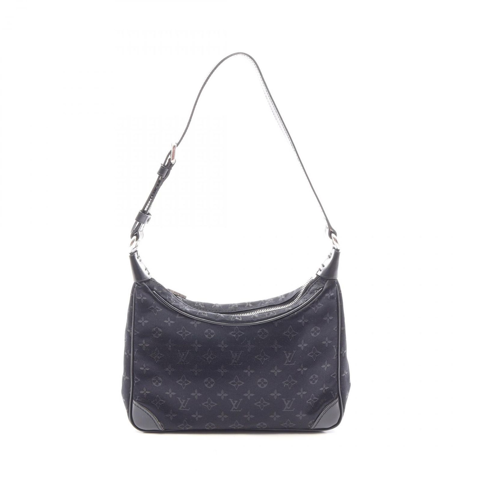 ルイ・ヴィトン LOUIS VUITTON ハンドバッグ リトルブローニュ M92142 ノワール ファブリック レザー リトル・ブローニュ レディース Used A