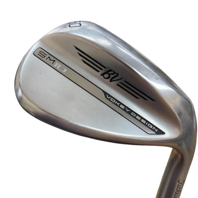 【中古】 タイトリスト VOKEY SPIN MILLED SM10 ツアークロム 60°/08°M ウェッジ WG Dynamic Gold (フレックスS) メンズ 男性用 右利き 右用 Cランク ゴルフクラブ