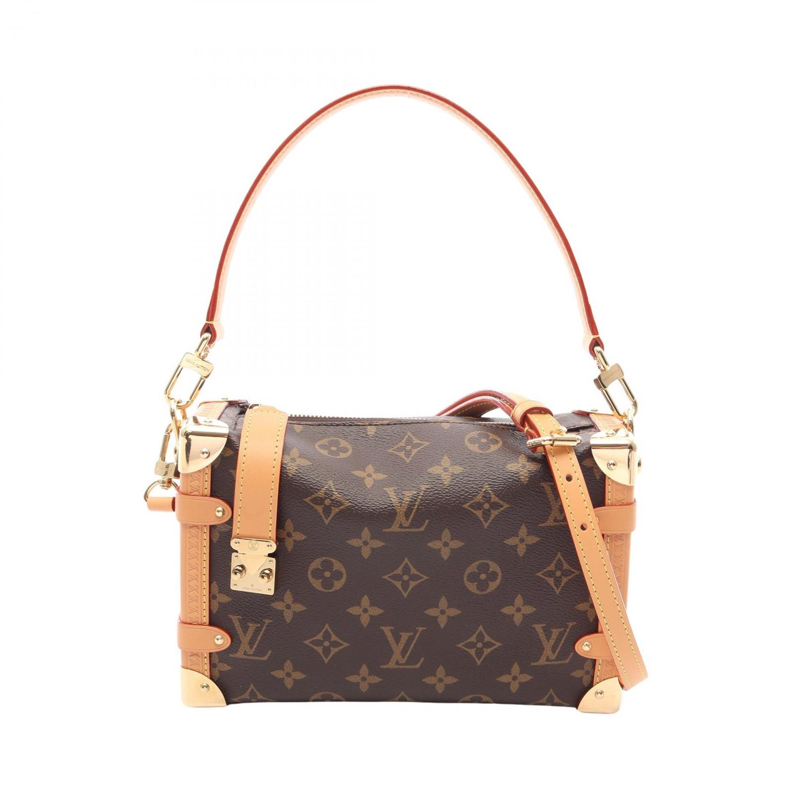 ルイ・ヴィトン LOUIS VUITTON ハンドバッグ サイドトランクMM 2WAY M46358 PVCコーティングキャンバス レザー サイドトランクMM レディース Used A