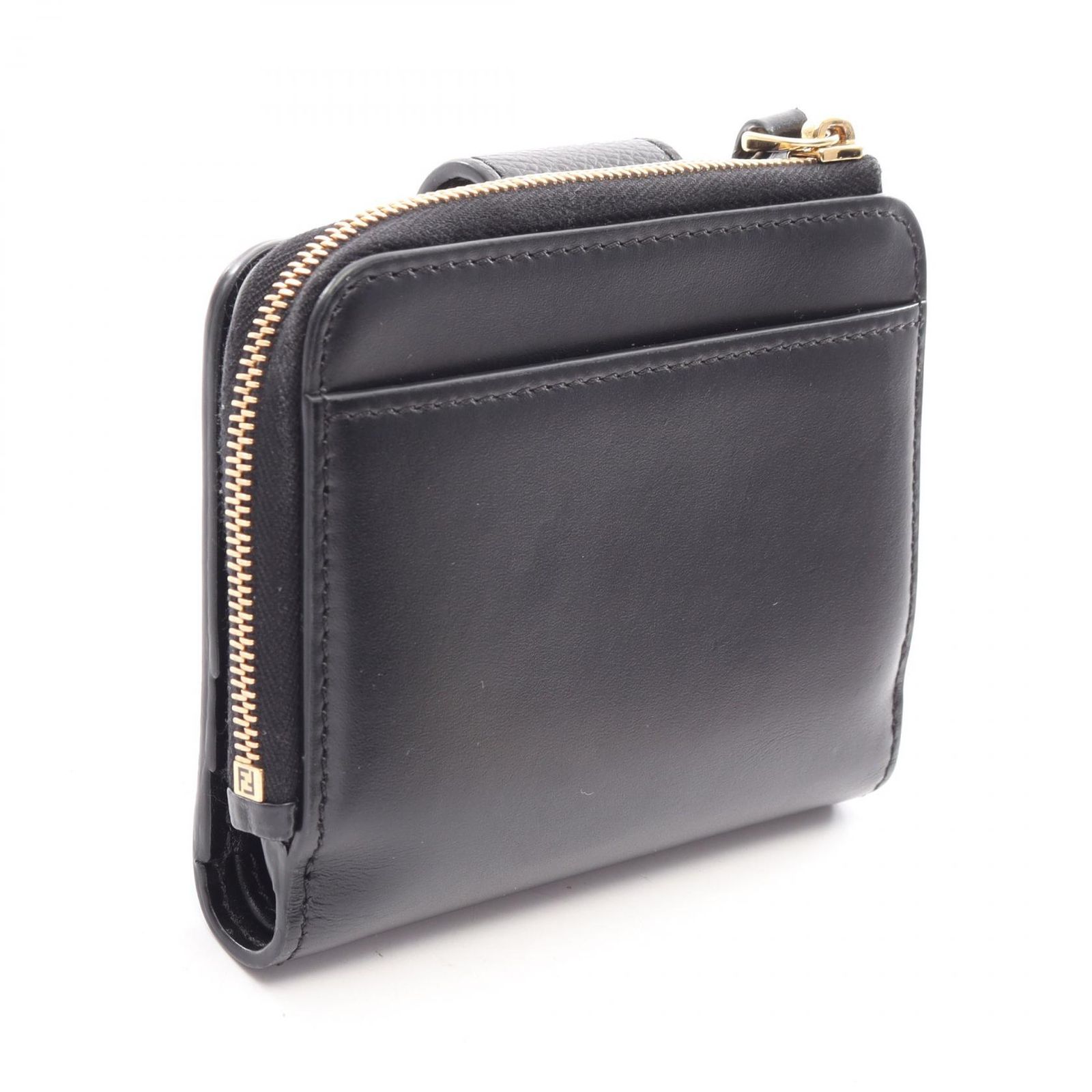 フェンディ FENDI 二つ折り財布 ALWA FFダイアモンド 8M0490 ブラック