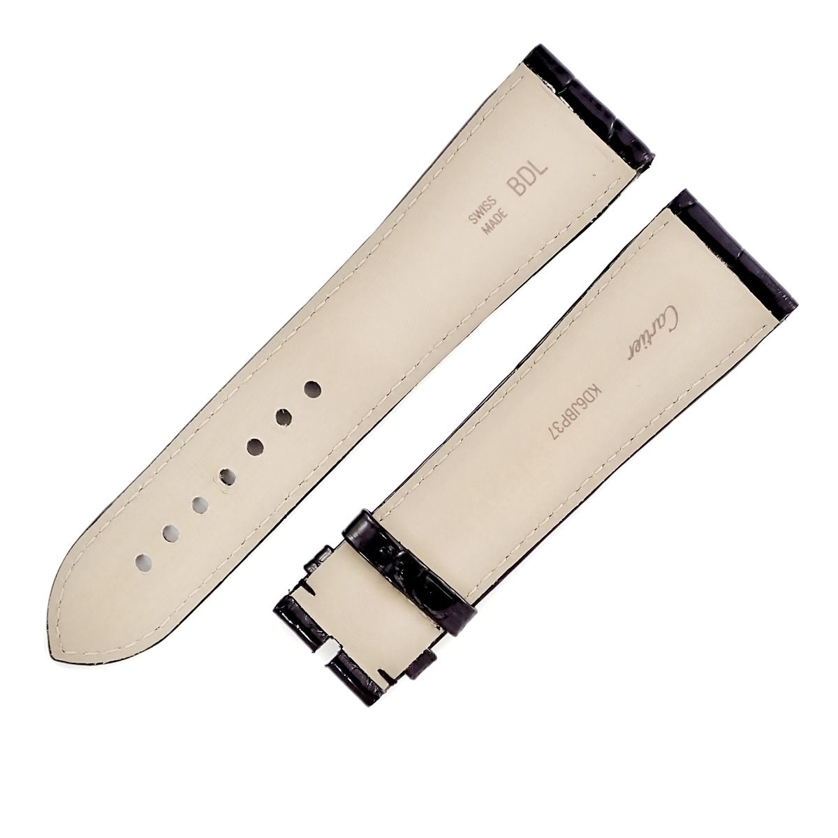 カルティエ Cartier 腕時計パーツ 純正 カリブル 42mm用 クロコバンド