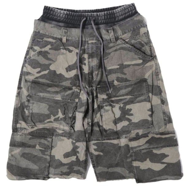 FR(13)NDS フレンズ 26SS WAIST LAYER CARGO SHORTS ウエストレイヤード カーゴショーツ RF25157 L CAMO  FLASH イージー ショートパンツ ボトムス【中古】【FR(13)NDS】 FR(13)NDS フレンズ 26SS WAIST LAYER CARGO SHORTS ウエスト