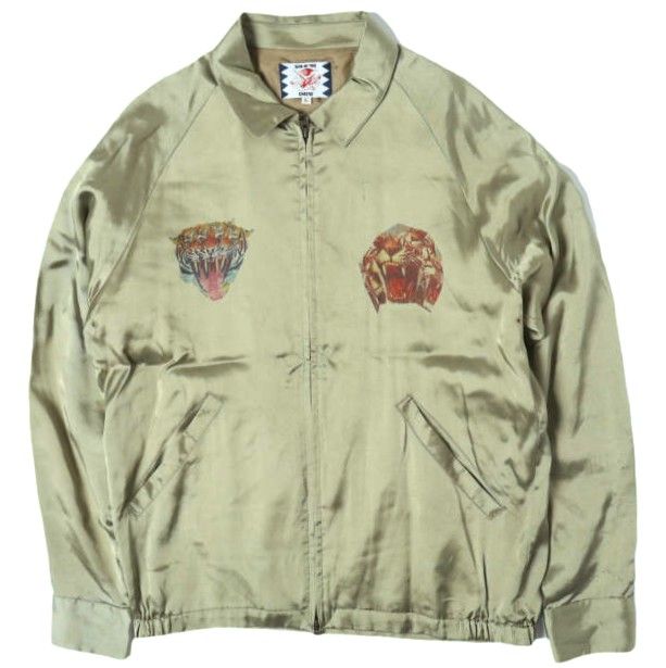 SON OF THE CHEESE サノバチーズ MOON SKA JKT moon patrol スカジャケット SC1810-JK09 L KHAKI スカジャン アウター g27308