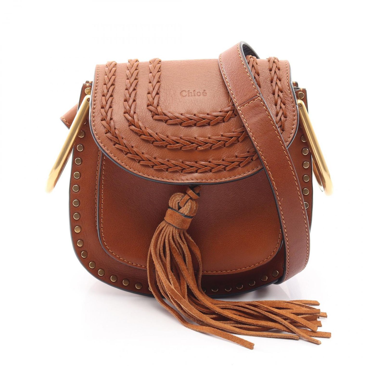 クロエ Chloe ショルダーバッグ ハドソン ブラウン レザー スウェード ハドソン レディース Used A 50,880円