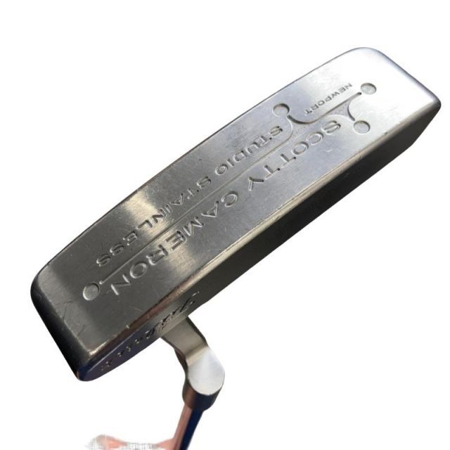 【中古】 タイトリスト SCOTTY CAMERON STUDIO STAINLESS NEWPORT 34インチ パター PT スチール (フレックスその他) メンズ 男性用 右利き 右用 Cランク ゴルフクラブ