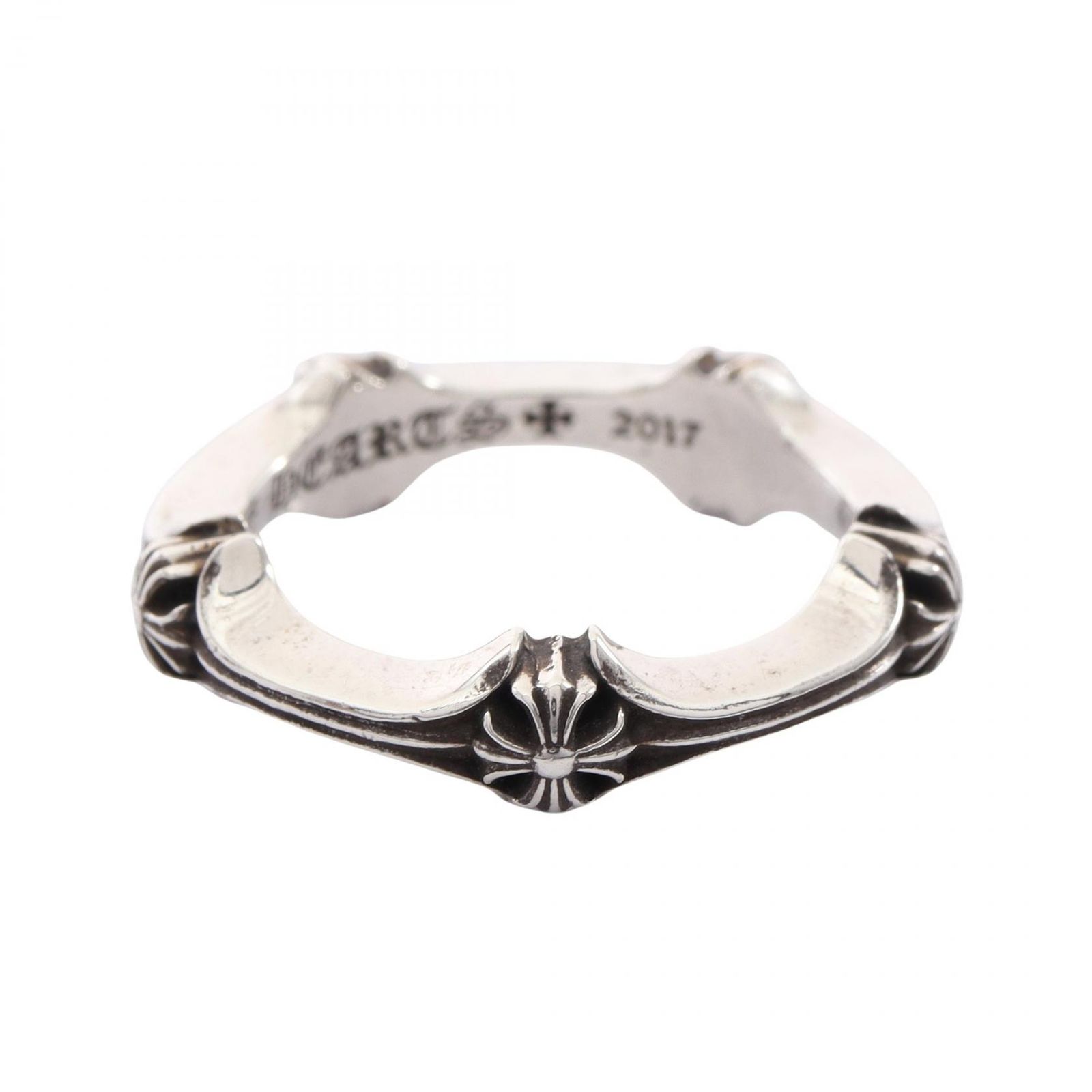 クロムハーツ CHROME HEARTS リング・指輪 プラス ＆ ボーン シルバー925 プラス&ボーンリング メンズ Used A