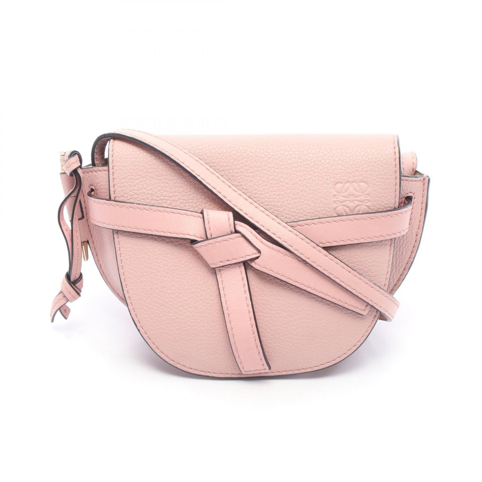 LOEWE ロエベ レザー ショルダーバッグ ピンク ロエベ LOEWE ショルダーバッグ ゲートバッグ ミニ ライトピンク