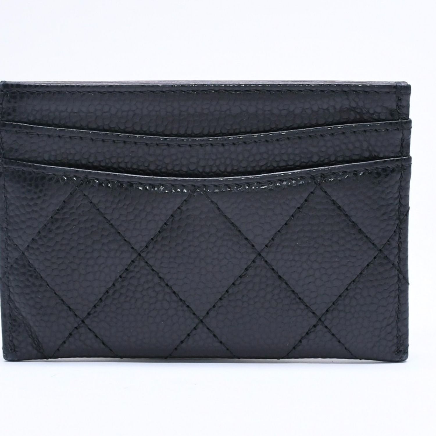 極美品 CHANEL シャネル クラシック カードケース AP0213 キャビア