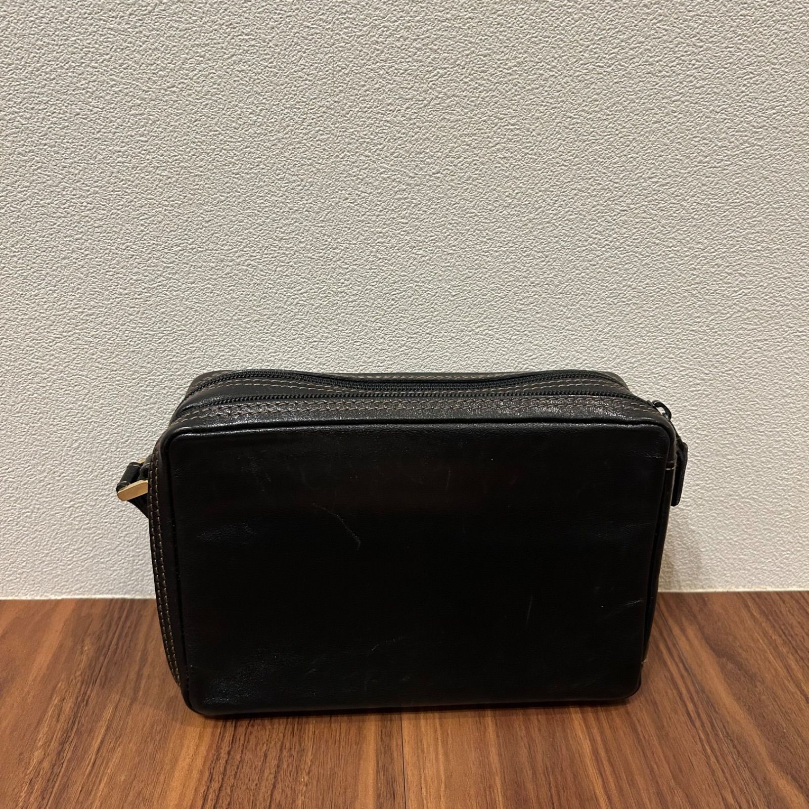 希少 美品 ドイツ製 GOLD PFEIL メンズ クラッチバッグ セカンドバッグ