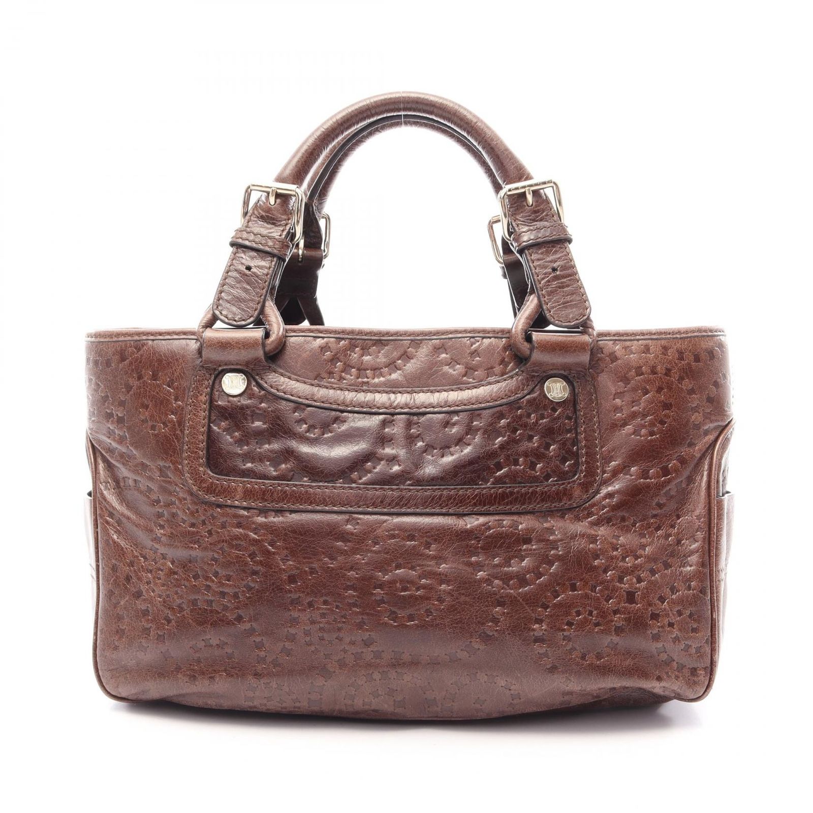 セリーヌ CELINE ハンドバッグ ブギーバッグ ブラウン レザー ブギーバッグ レディース Used B 41,470円