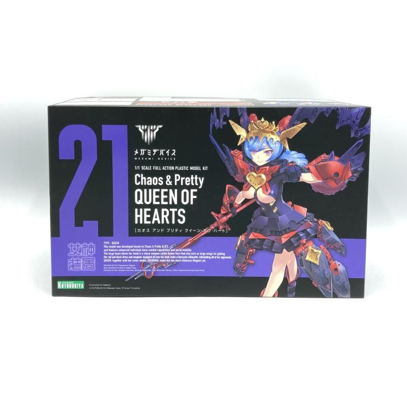 中古】ｺﾄﾌﾞｷﾔ ﾒｶﾞﾐﾃﾞﾊﾞｲｽ 1/1 Chaos & Pretty ｸｲｰﾝ・ｵﾌﾞ・ﾊｰﾄ 未組立品