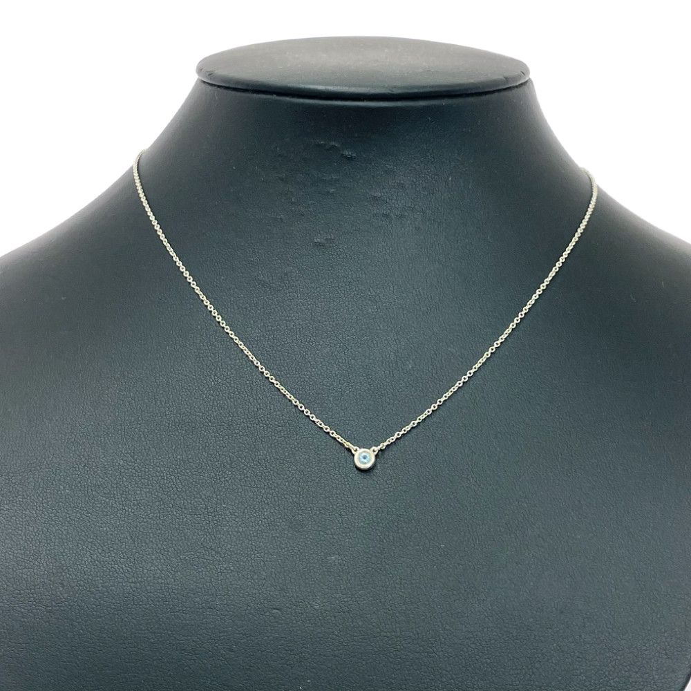 中古】TIFFANY&Co. ティファニー シルバー バイザヤードネックレス 1.6