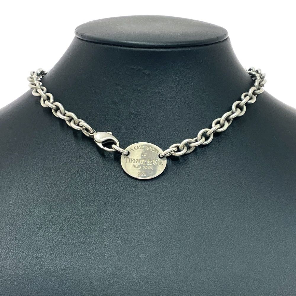 中古】TIFFANY&Co. ティファニー シルバー リターントゥオーバルタグ