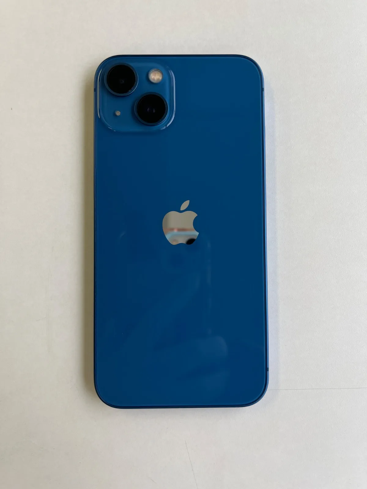 美品 iPhone 13 128GB ブルー バッテリー84% MLNG3J/A - 9336 中古