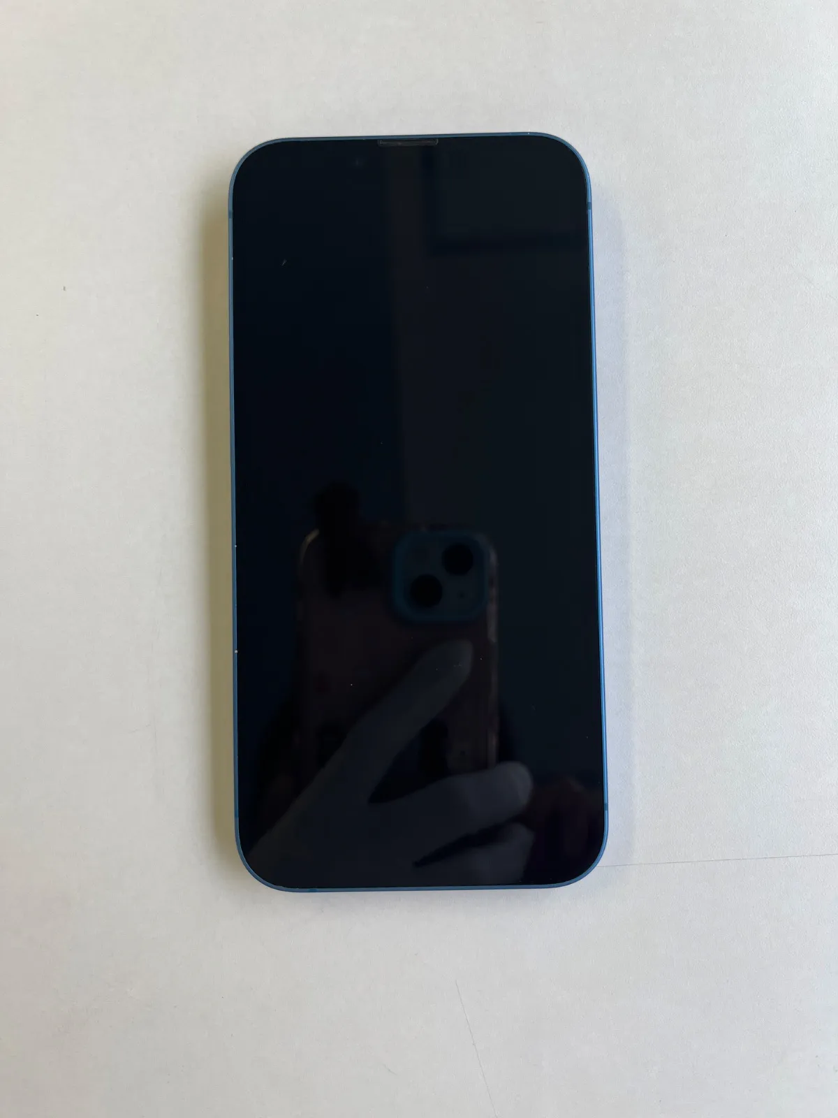 美品 iPhone 13 128GB ブルー バッテリー84% MLNG3J/A - 9336 中古