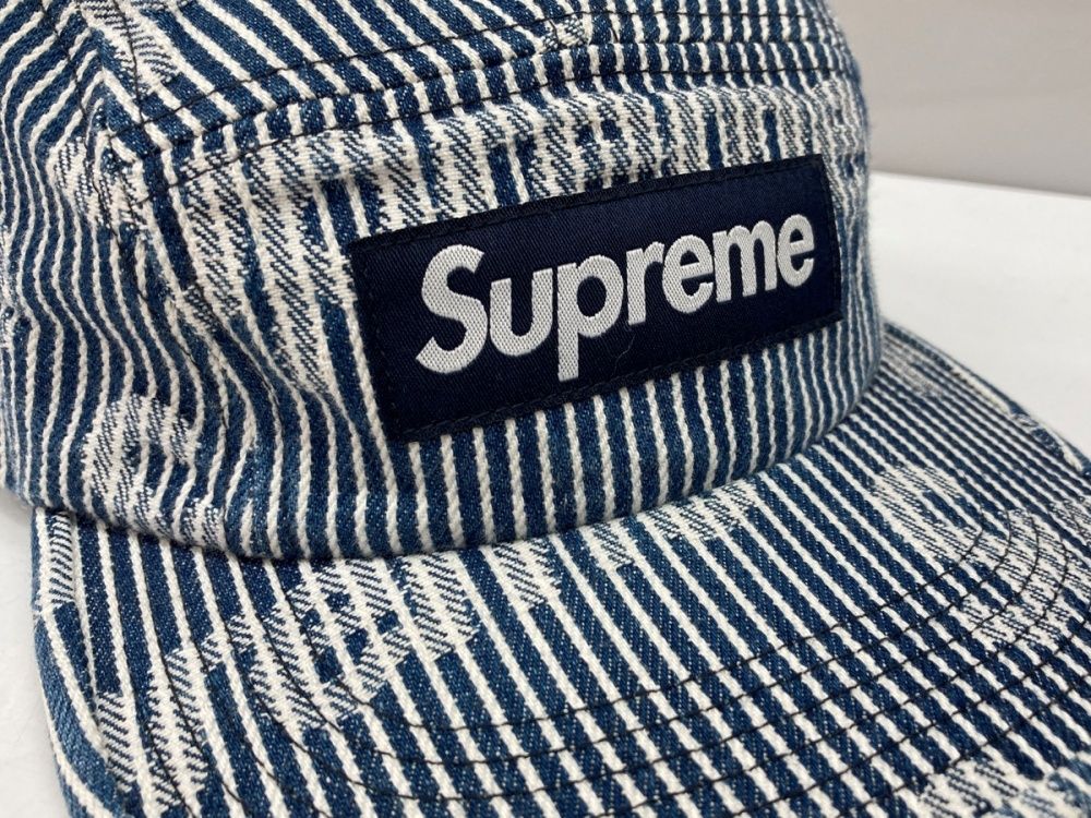 シュプリーム SUPREME 24SS Denim Camp Cap Stripe デニム キャンプ