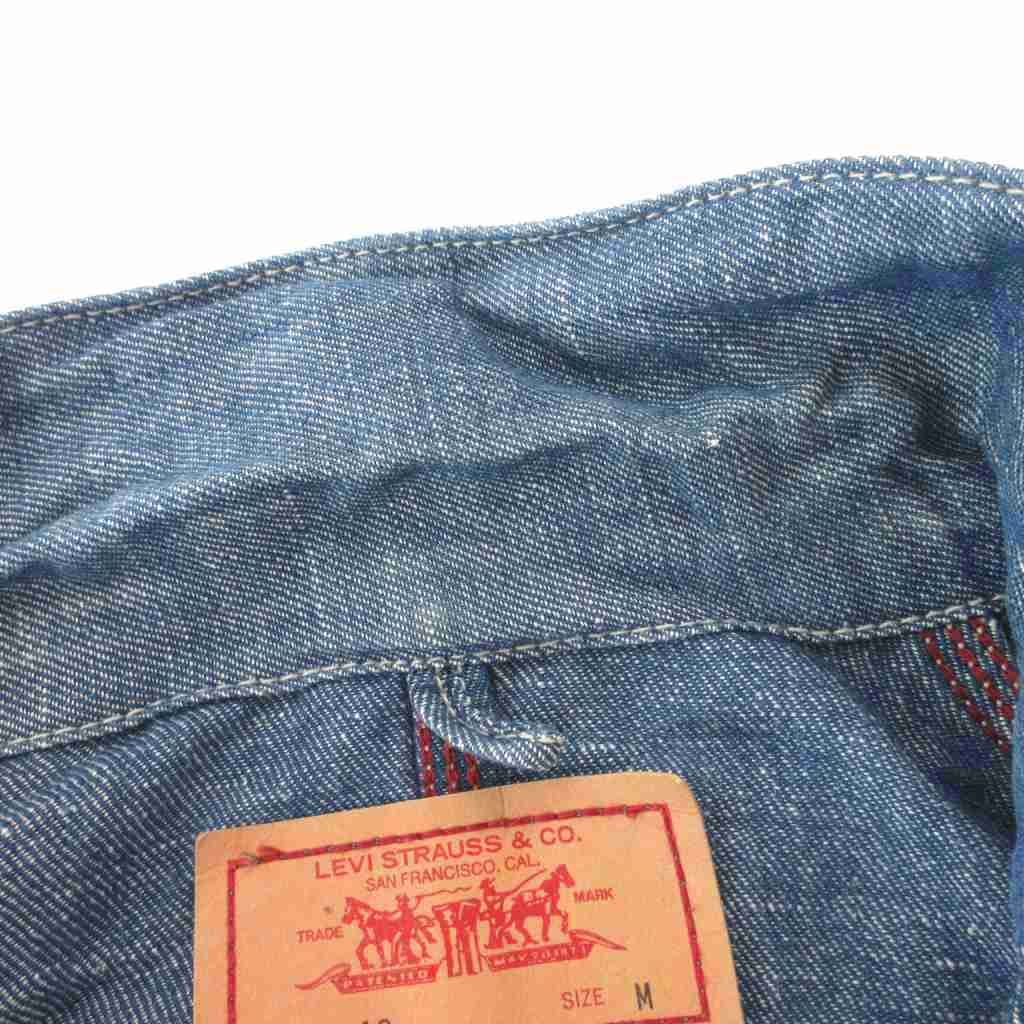 リーバイス Levi's デニム カバーオール M 青 ブルー ラグランスリーブ