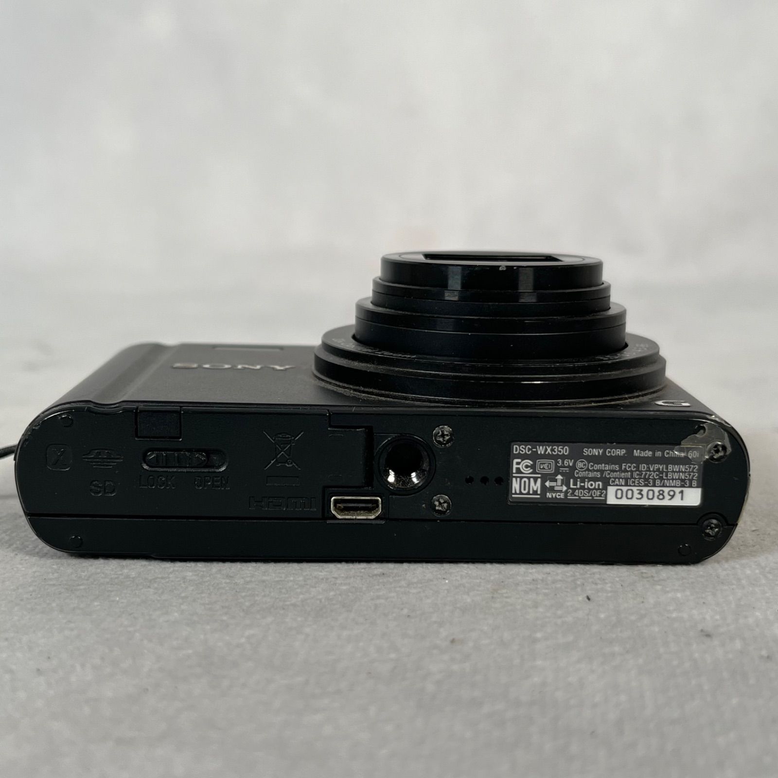 管2607-200】SONY ソニー サイバーショット DSC-WX350 ブラック