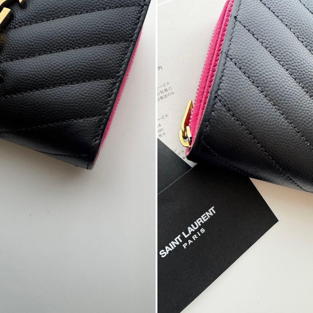 極上美品】 539 Saint Laurentイブサンローラン2つ折り財布 - メルカリ