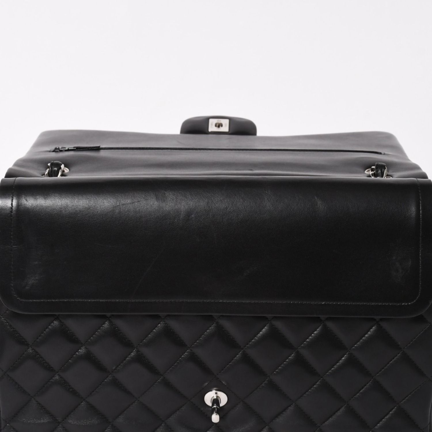 極美品 CHANEL シャネル デカマトラッセ33 Wフラップ Wチェーン