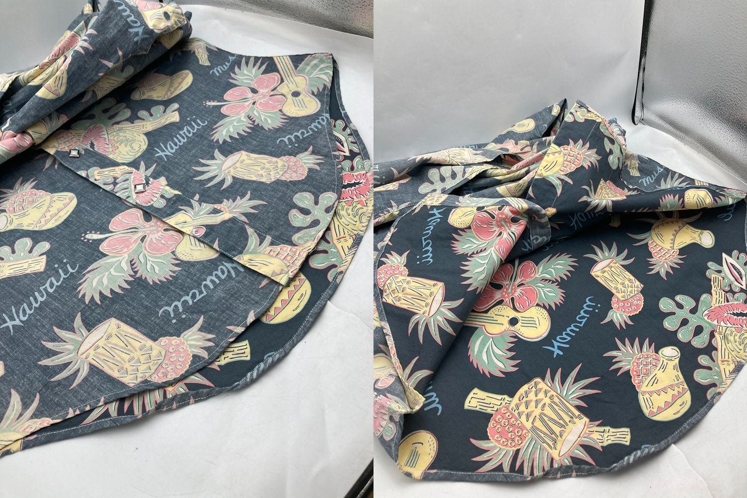 SUN SURF サンサーフ コットン 長袖アロハシャツ/ハワイアンシャツ
