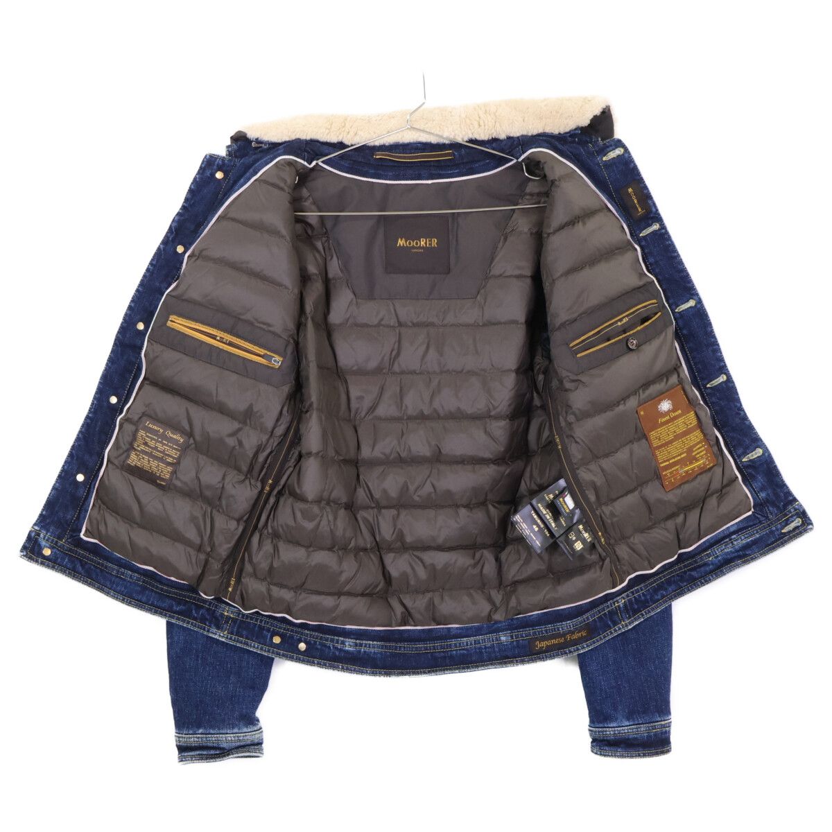 MOORER ムーレー 【美品】TABURNO-104 3rdデニム ダウンジャケット 46