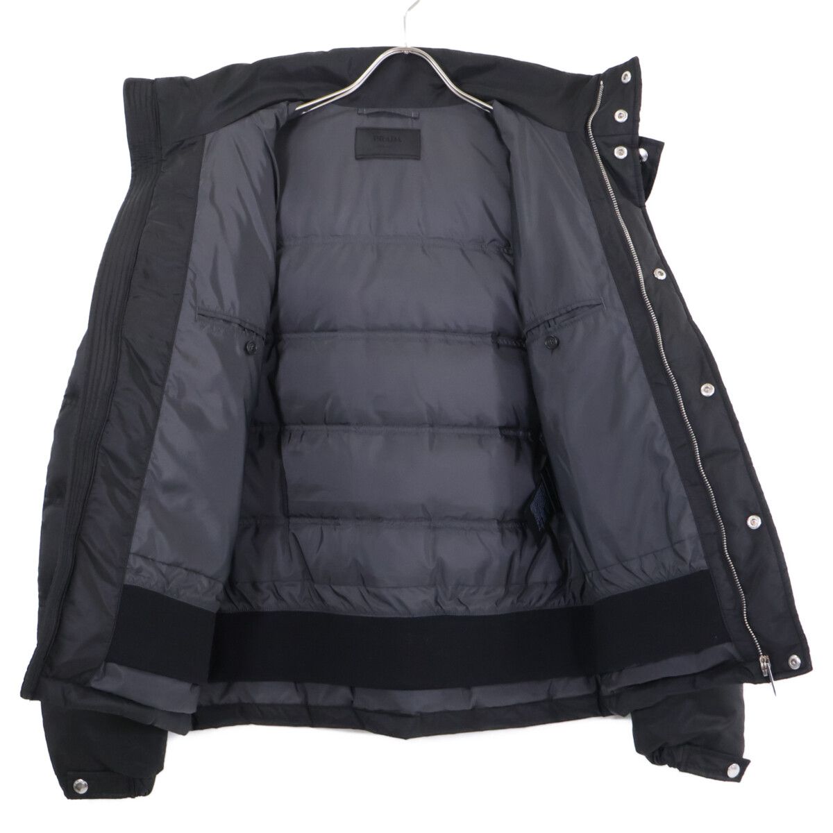 PRADA プラダ 【美品/国内正規】SGH070 トライアングルロゴ フード付