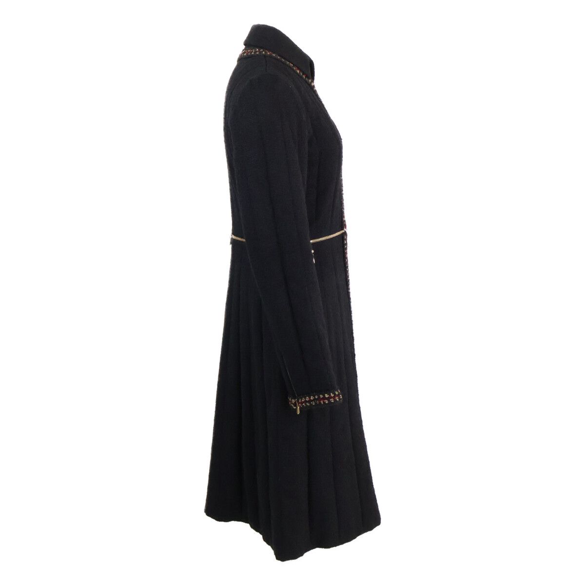 CHANEL シャネル 10年製 P38723W04519 ブラック ウールシルクツイード