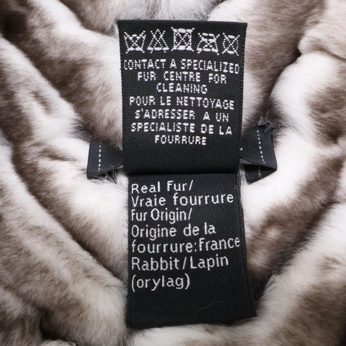CHANEL シャネル オリラグ×カシミヤ リアルファー 両端ココマーク