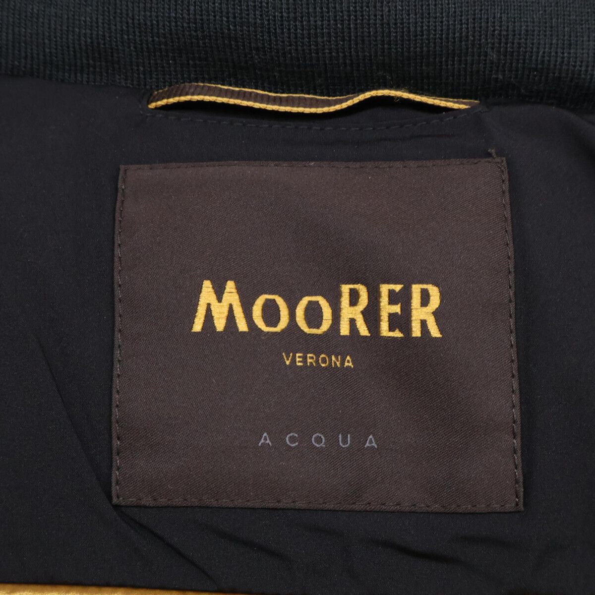 MOORER ムーレー 美品 BRETT-SKT ACQUA PROOF フーディ グースダウン