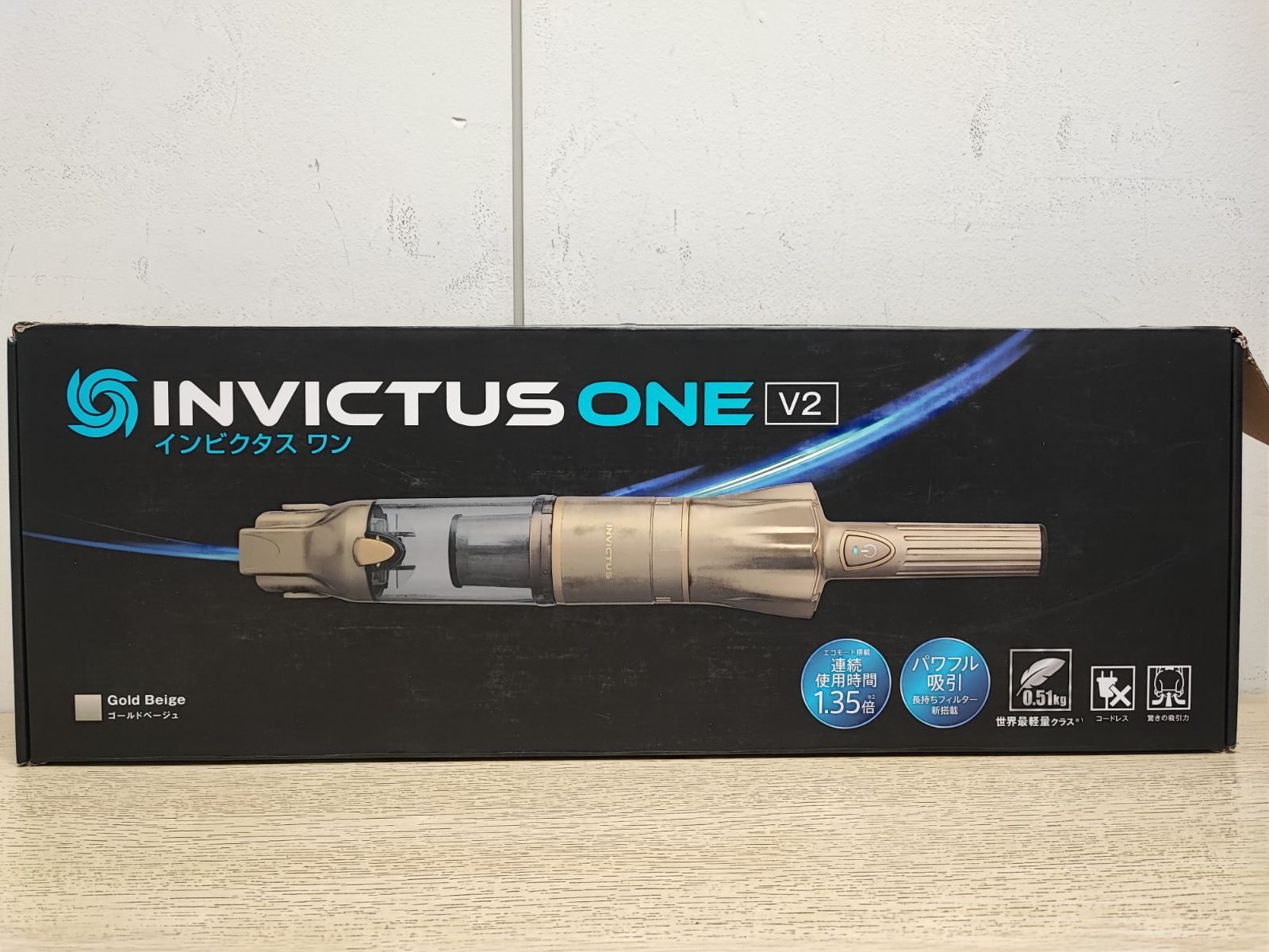 未使用品】Shop Japan インビクタス ワン V2 ゴールドベージュ