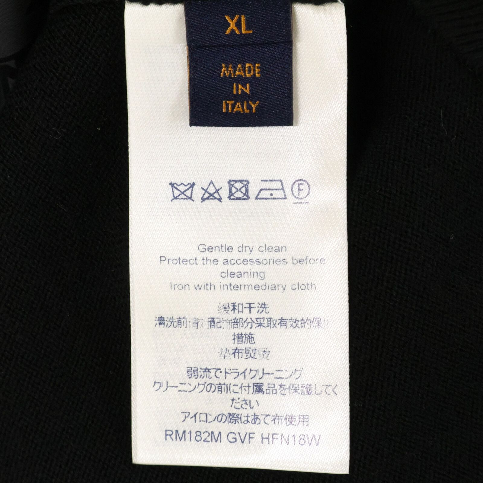 LOUIS VUITTON ルイヴィトン 【国内正規】RM182M GVF HFN18W 中綿
