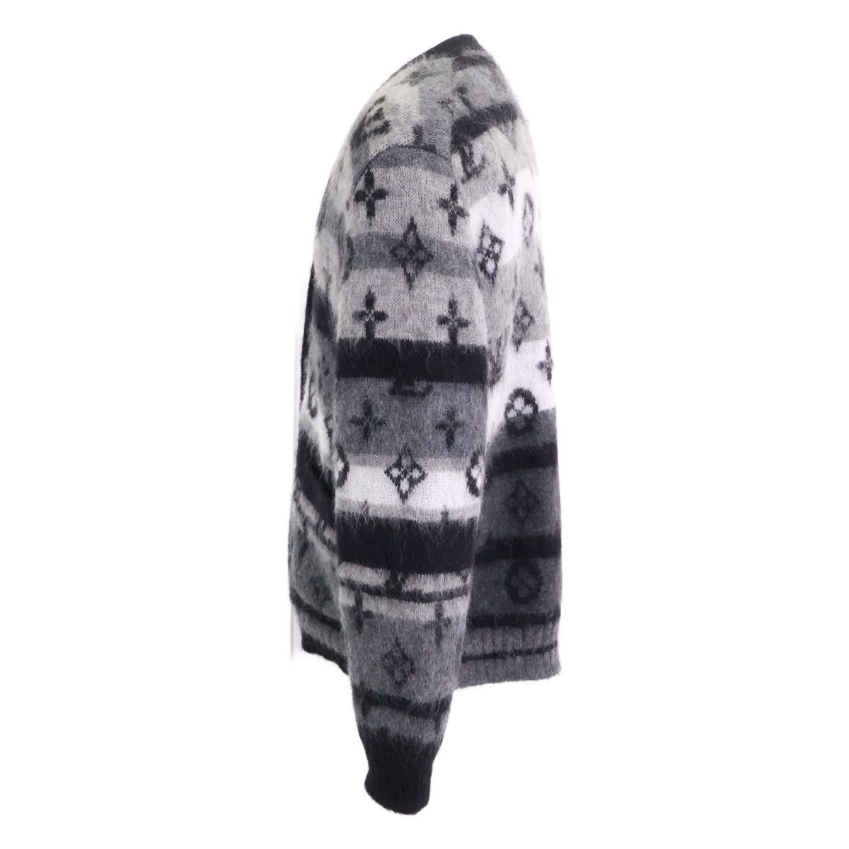 LOUIS VUITTON ルイヴィトン 【美品/国内正規/24年製】RM241MQ NE5 HQN46W モノグラム モヘア混 カーディガン M LOUIS VUITTON ルイヴィトン 【美品/国内正規/24年製】RM241MQ NE5