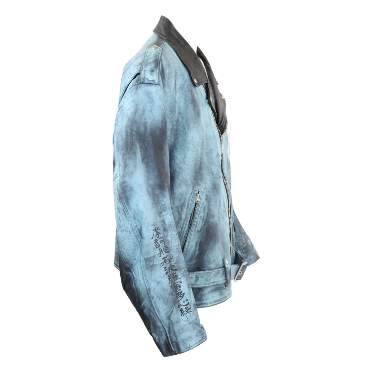 Supreme シュプリーム xBLACKMEANS ブラックミーンズ【美品/国内正規/23FW】PAINTED ペイントレザー ダブルライダースジャケット XL Supreme シュプリーム xBLACKMEANS ブラックミーンズ【美品/国内正規