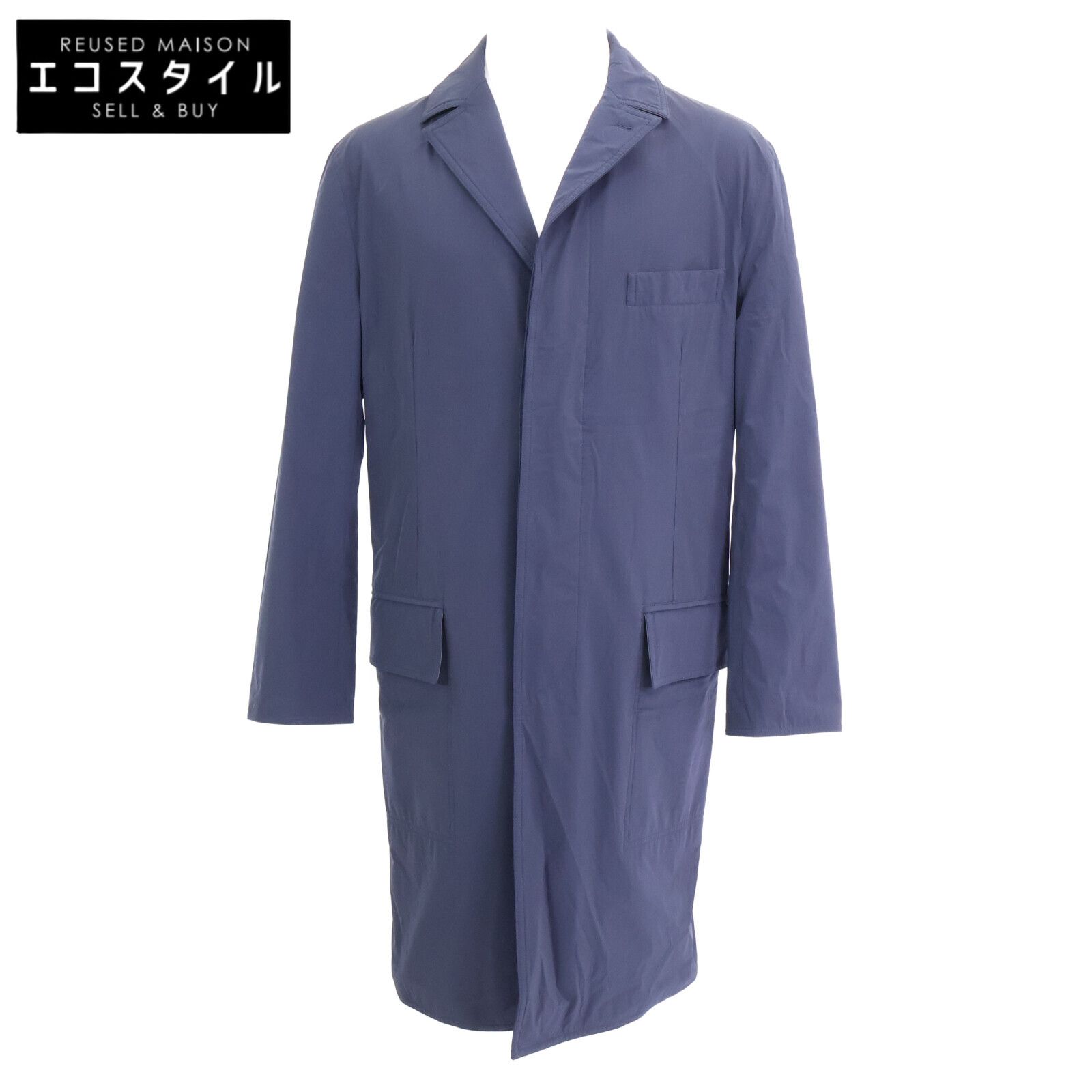 HERMES エルメス 【美品/国内正規】11-5525 MANTEAU LIVERPOO 比翼