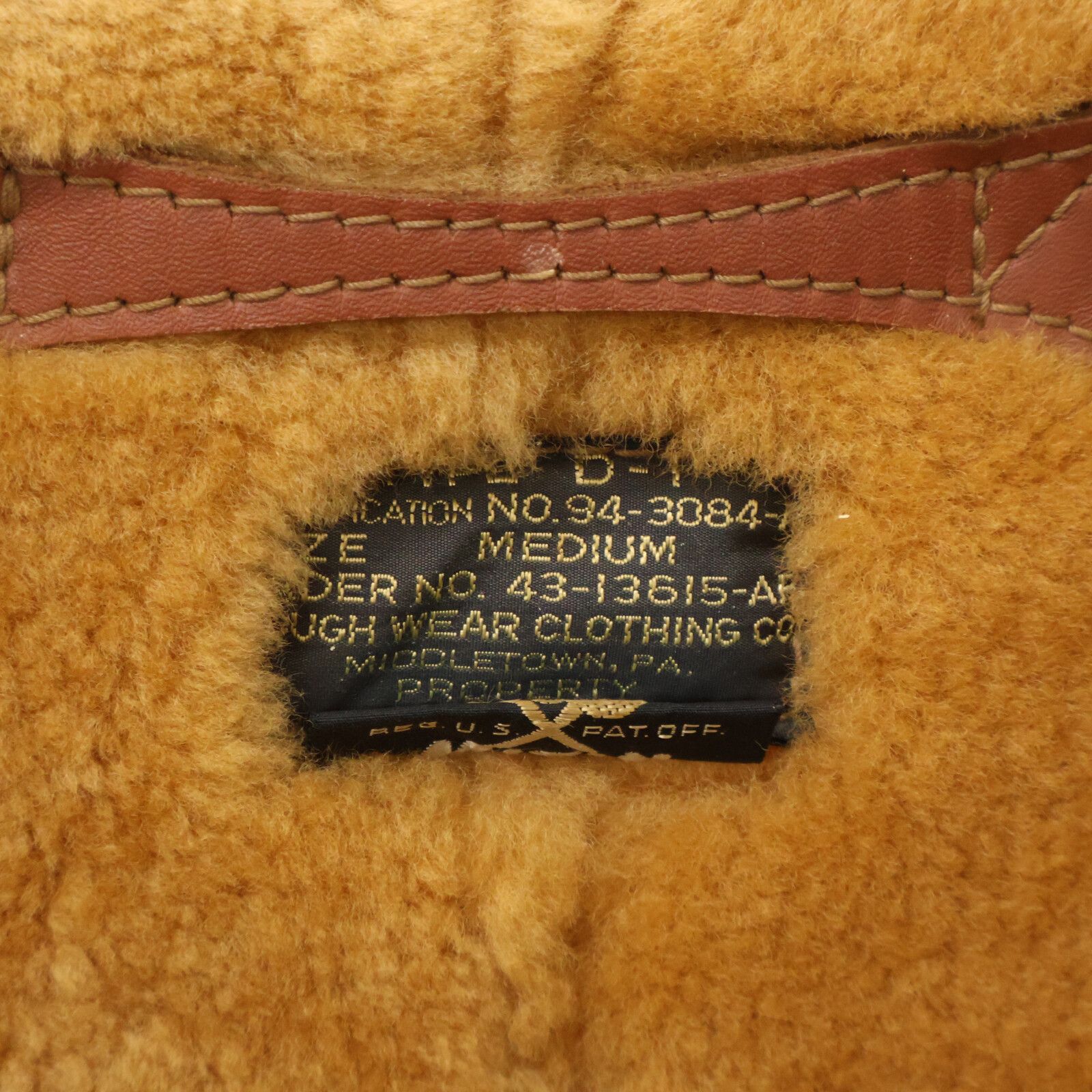 THE REAL MCCOY'S ザリアルマッコイズ MJW-812014 D-1 ムートン