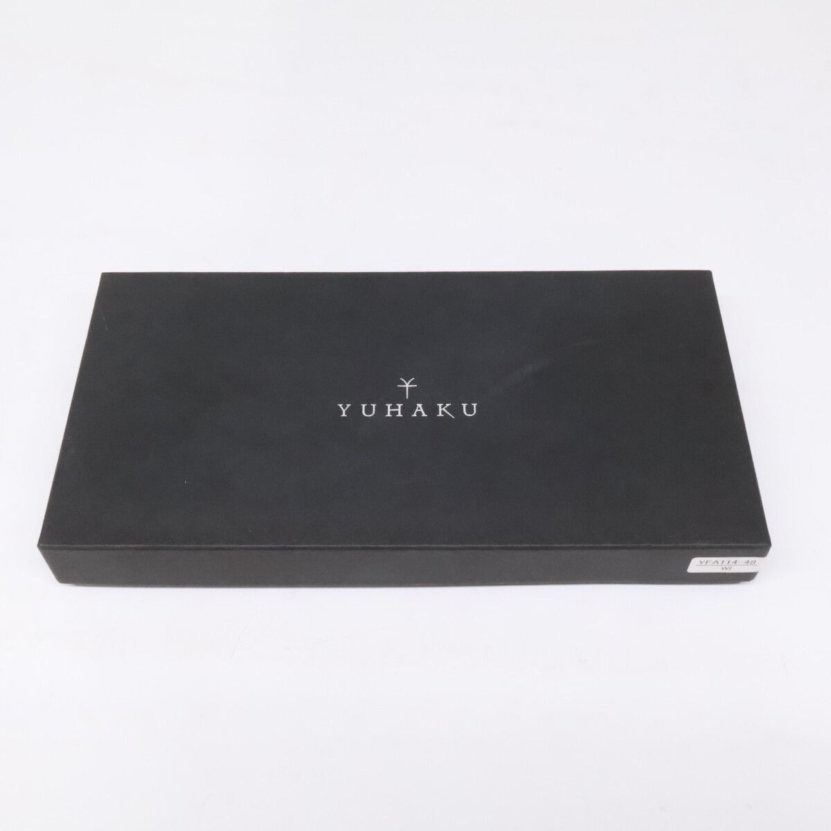 YUHAKU ユハク 新品同様 YFA114-48 クロコダイルラウンドファスナー