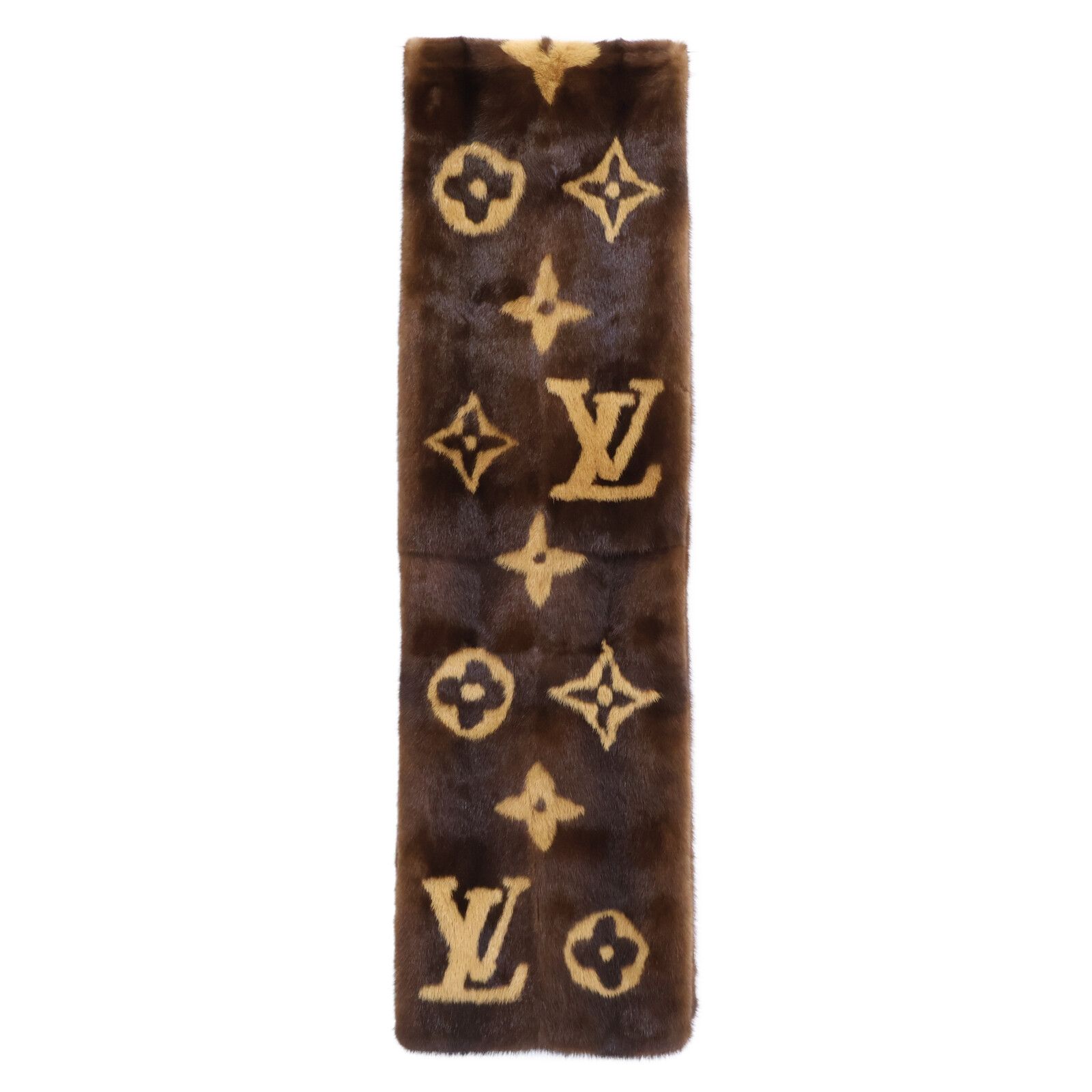 LOUIS VUITTON ルイヴィトン 美品 国内正規 モノグラム ミンクファー