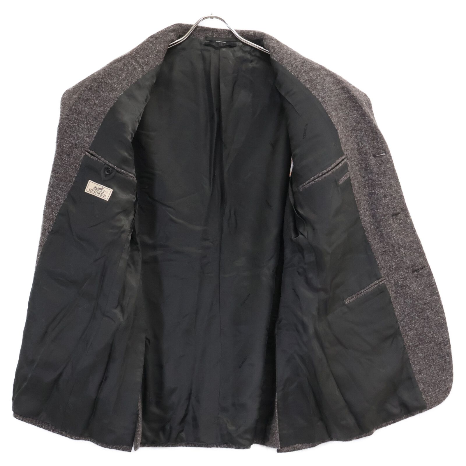 HERMES エルメス 【国内正規】G9174 カシミヤ100％ 3Bテーラード