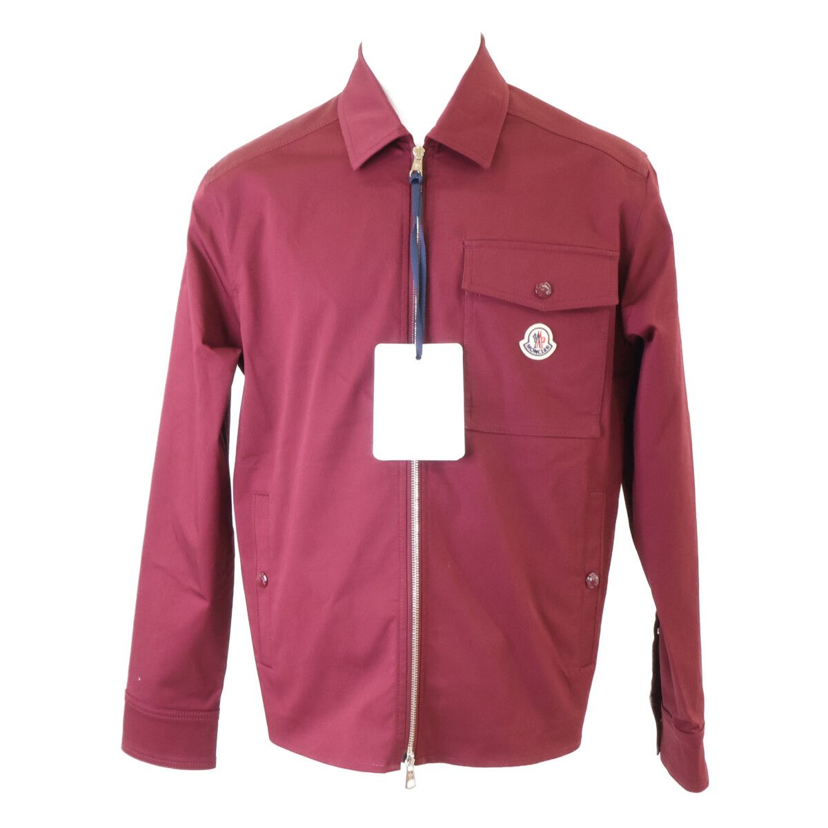 MONCLER モンクレール 新品同様 25年製 CAMICIA キャバジン ジップ