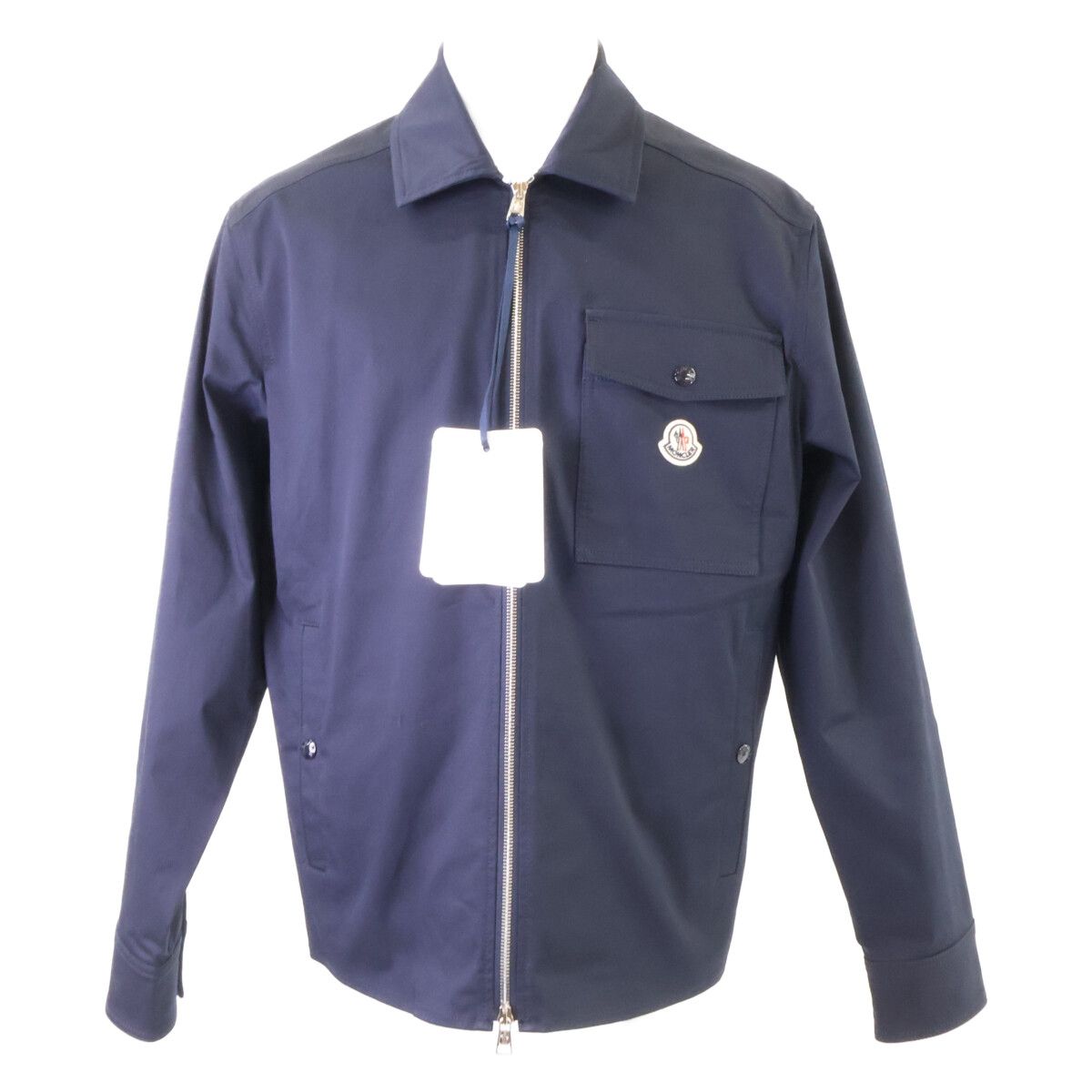 MONCLER モンクレール 新品同様 25年製 CAMICIA キャバジン ジップ