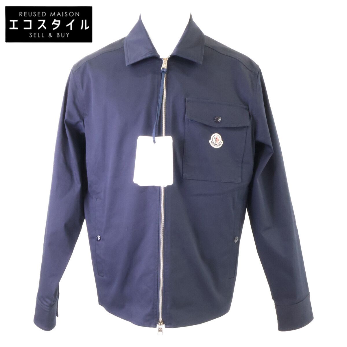 MONCLER モンクレール 新品同様 25年製 CAMICIA キャバジン ジップ