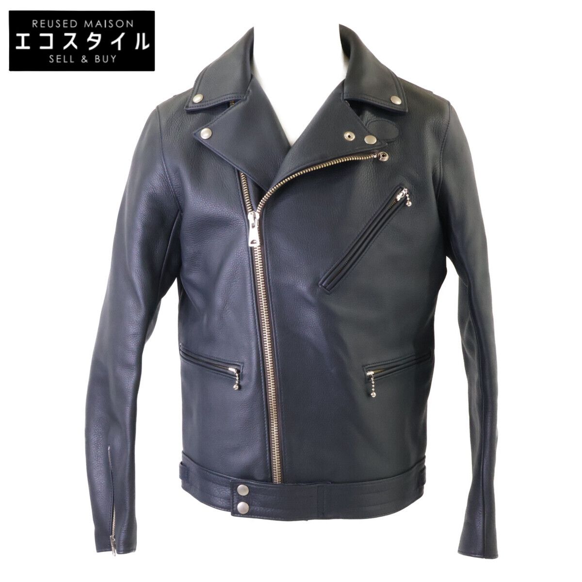 cantate　カンタータ　新品同様 23AWCA0402 ブリティッシュレザージャケット　48
