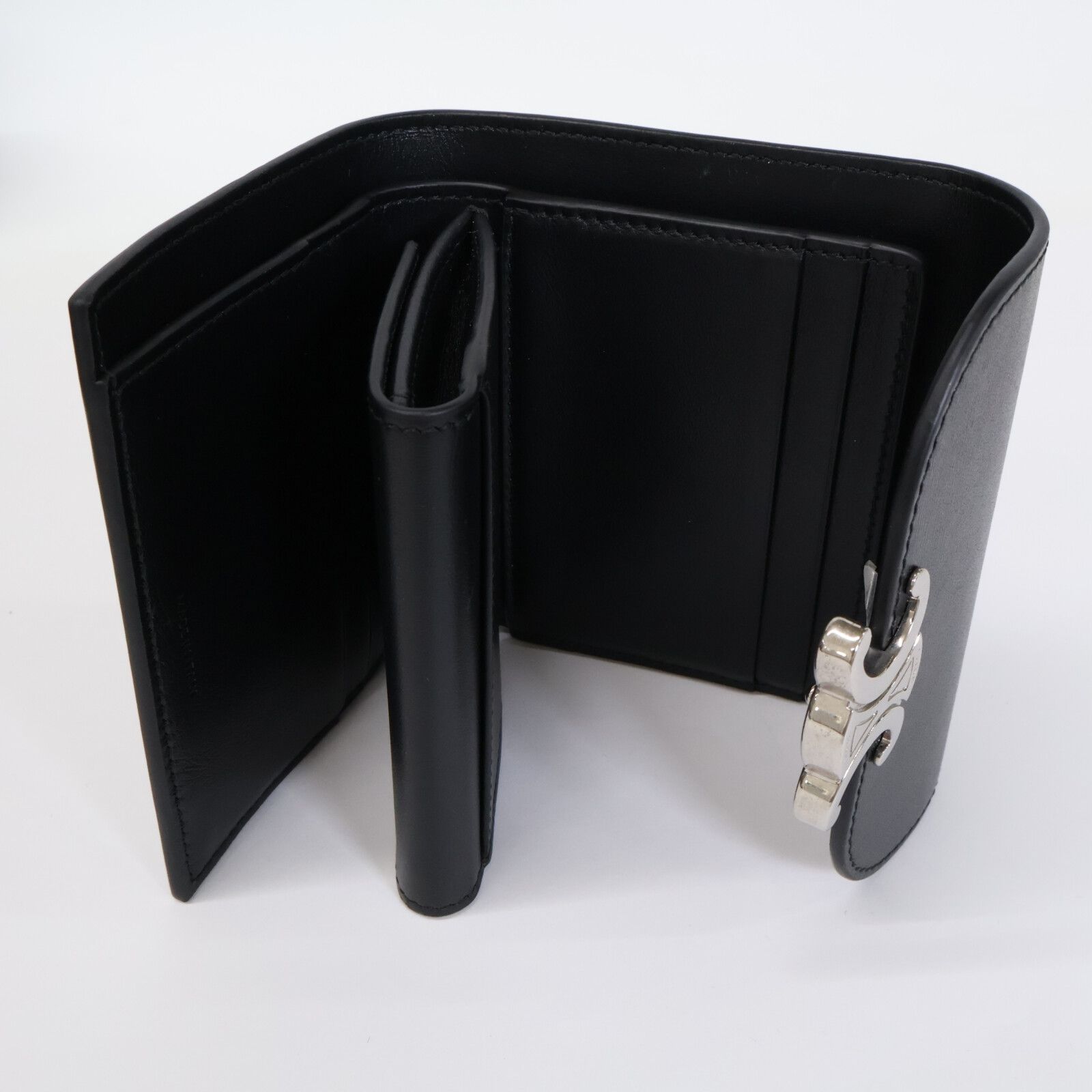 CELINE セリーヌ 【美品】スモール フラップウォレット トリオンフ